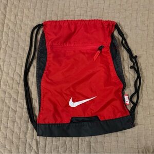 Nike Red Drawstring Bag